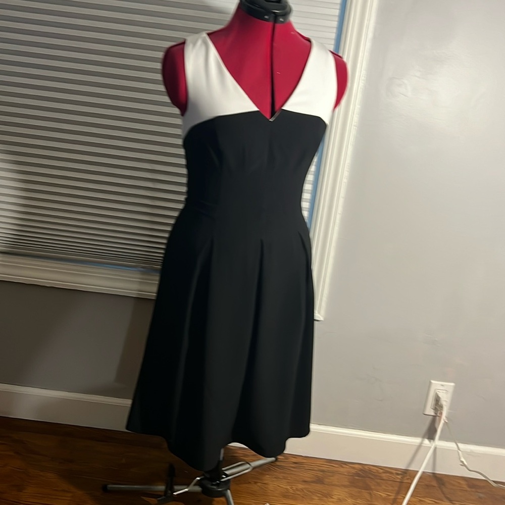 Black and white dress